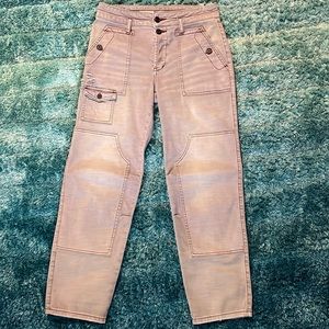 Pilcro The Roamer Gray Pant Red Stitching 28